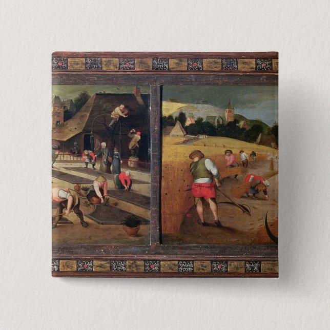 Spring ; Summer 15 Cm Square Badge (Front)