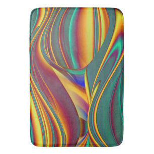 Spring Summer Autumn Flowers Magic Bath Mat