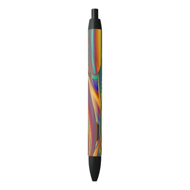 Spring Summer Autumn Flowers Magic Black Ink Pen (Front Vertical)