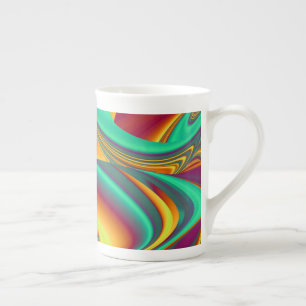 Spring Summer Autumn Flowers Magic Bone China Mug
