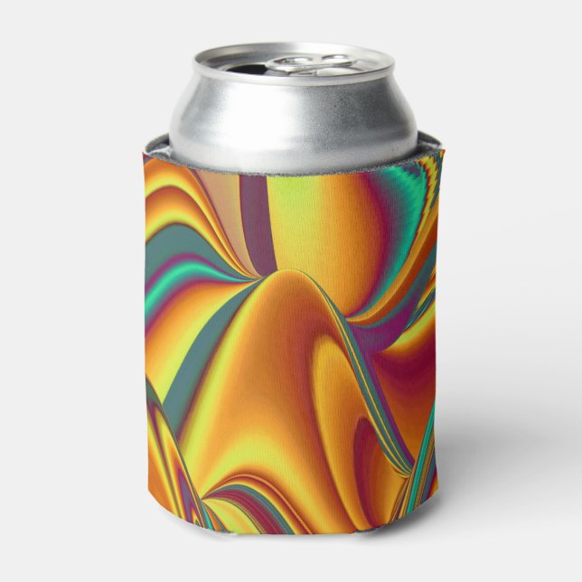 Spring Summer Autumn Flowers Magic Can Cooler (Can Front)