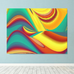 Spring Summer Autumn Flowers Magic Canvas Print