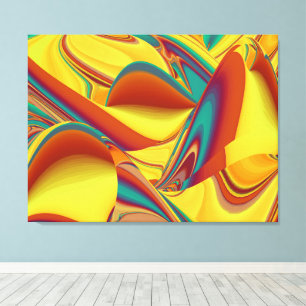 Spring Summer Autumn Flowers Magic Canvas Print
