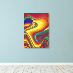 Spring Summer Autumn Flowers Magic Canvas Print