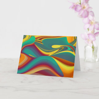 Spring Summer Autumn Flowers Magic Card