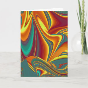 Spring Summer Autumn Flowers Magic Card