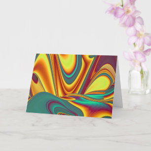 Spring Summer Autumn Flowers Magic Card