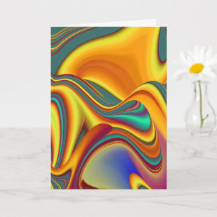 Spring Summer Autumn Flowers Magic Card