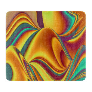 Spring Summer Autumn Flowers Magic Cutting Board
