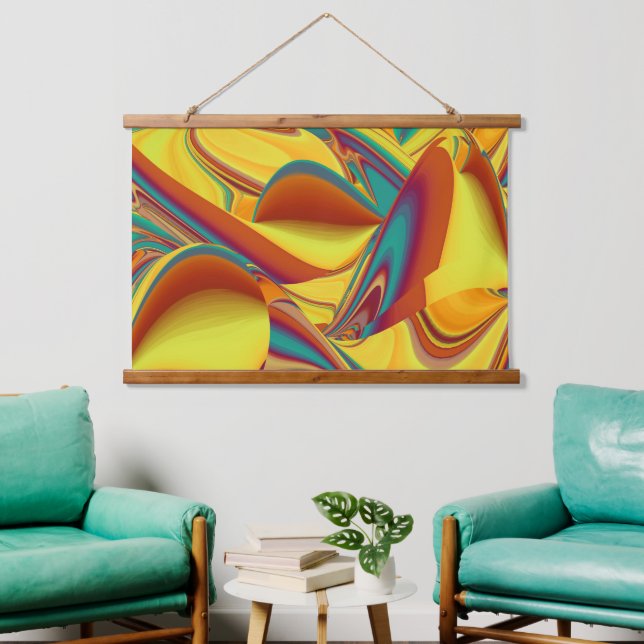 Spring Summer Autumn Flowers Magic Hanging Tapestry (Living Room)