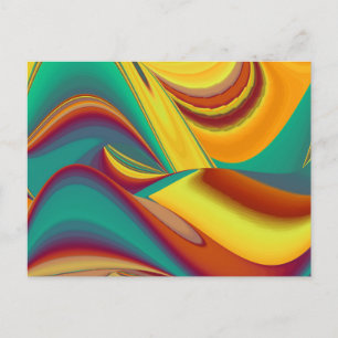 Spring Summer Autumn Flowers Magic Holiday Postcard