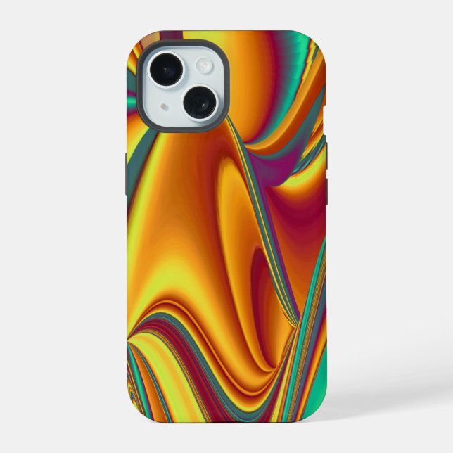 Spring Summer Autumn Flowers Magic iPhone 15 Case (Back)