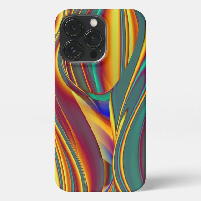 Spring Summer Autumn Flowers Magic iPhone Case (Back)