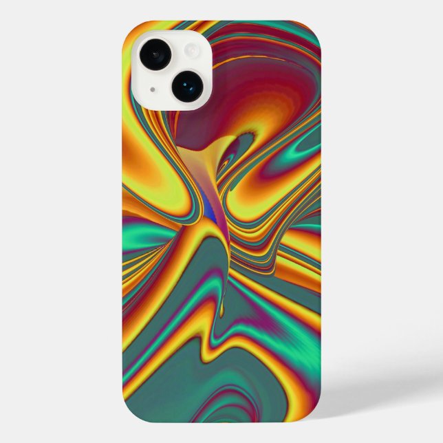 Spring Summer Autumn Flowers Magic iPhone Case (Back)