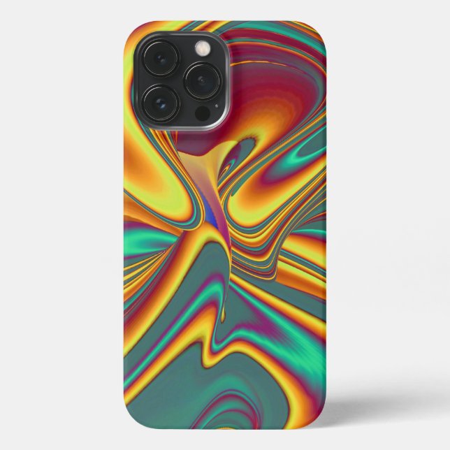 Spring Summer Autumn Flowers Magic iPhone Case (Back)