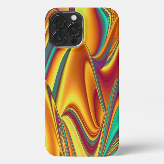 Spring Summer Autumn Flowers Magic iPhone Case (Back)
