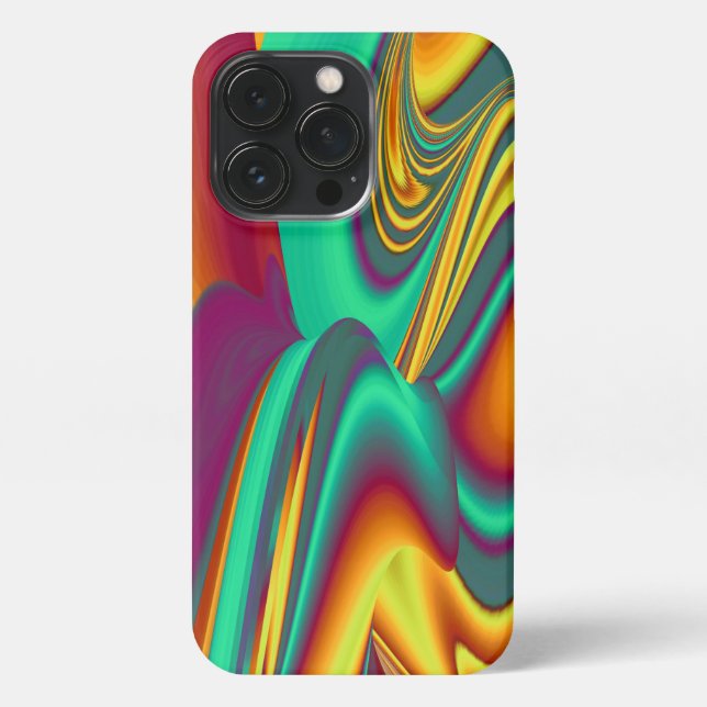 Spring Summer Autumn Flowers Magic iPhone Case (Back)