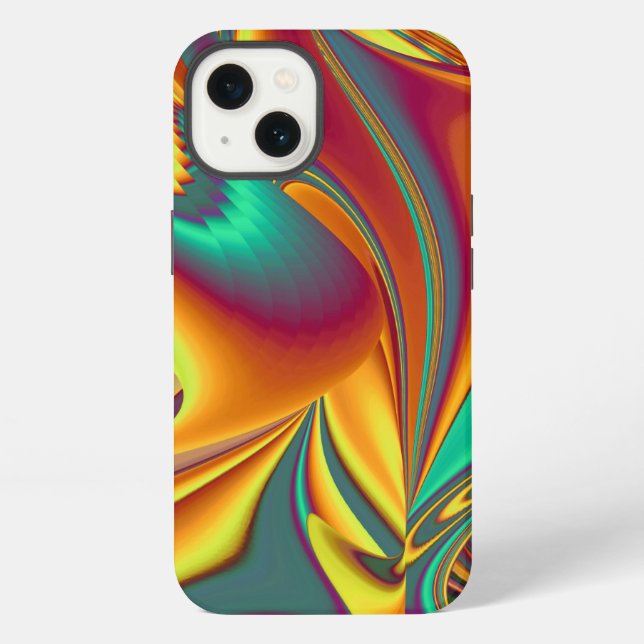 Spring Summer Autumn Flowers Magic iPhone Case (Back)