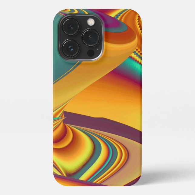 Spring Summer Autumn Flowers Magic iPhone Case (Back)