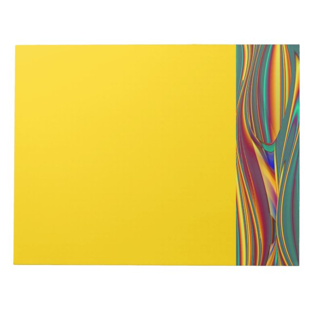 Spring Summer Autumn Flowers Magic Notepad (Front)