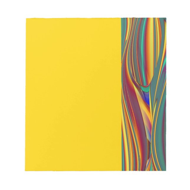 Spring Summer Autumn Flowers Magic Notepad (Front)