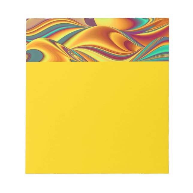 Spring Summer Autumn Flowers Magic Notepad (Front)