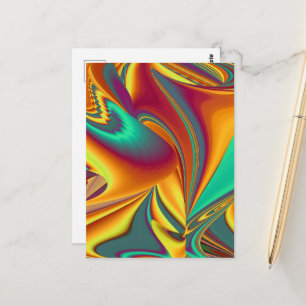 Spring Summer Autumn Flowers Magic Postcard