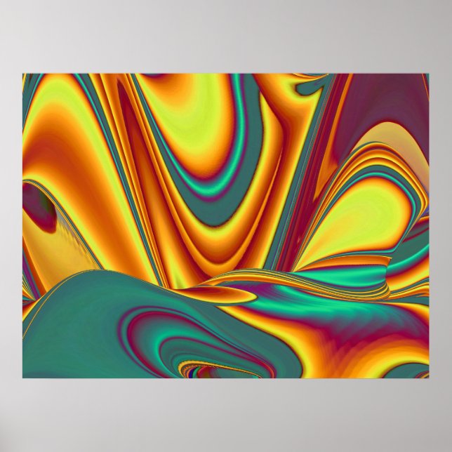 Spring Summer Autumn Flowers Magic Poster (Front)