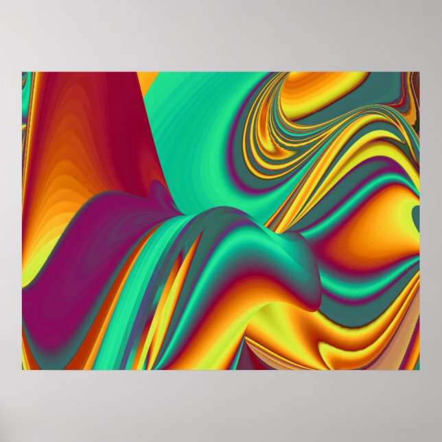 Spring Summer Autumn Flowers Magic Poster (Front)