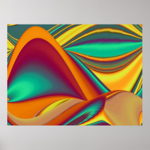 Spring Summer Autumn Flowers Magic Poster