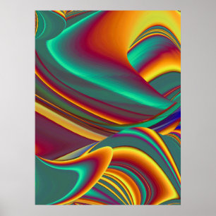Spring Summer Autumn Flowers Magic Poster