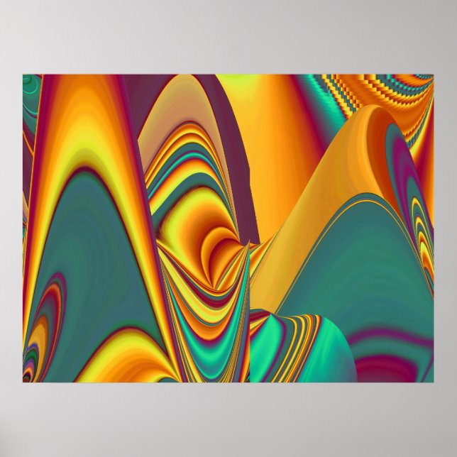 Spring Summer Autumn Flowers Magic Poster (Front)