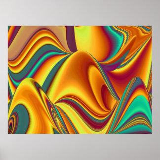 Spring Summer Autumn Flowers Magic Poster