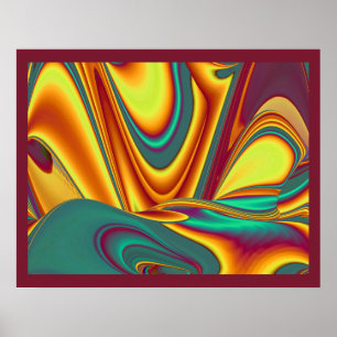 Spring Summer Autumn Flowers Magic Poster