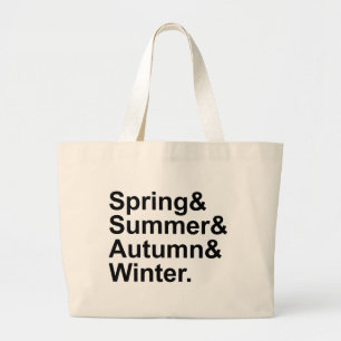 Spring Summer Autumn Winter Four Seasons Large Tote Bag