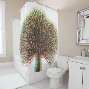 Spring Summer Autumn Winter Tree #3 Shower Curtain