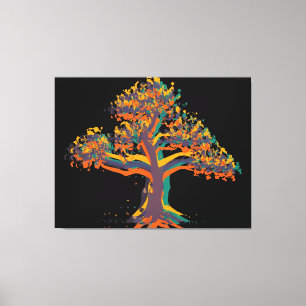 Spring Summer Autumn Winter Tree #4 Canvas Print