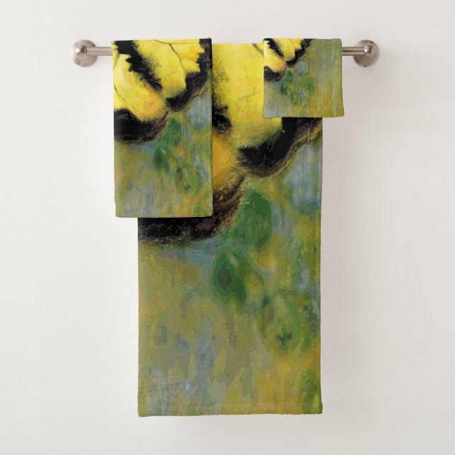 Spring Summer Butterfly - Bathtowel Set (Insitu)