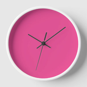 Spring Summer Colour Beetroot Purple Clock