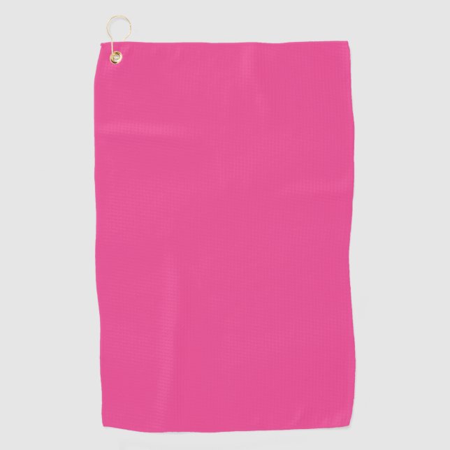 Spring Summer Colour Beetroot Purple Golf Towel (Front)