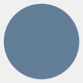 Spring Summer Colour Blue Perennial Classic Round Sticker
