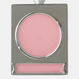 Spring Summer Colour Crystal Rose Silver Plated Banner Ornament