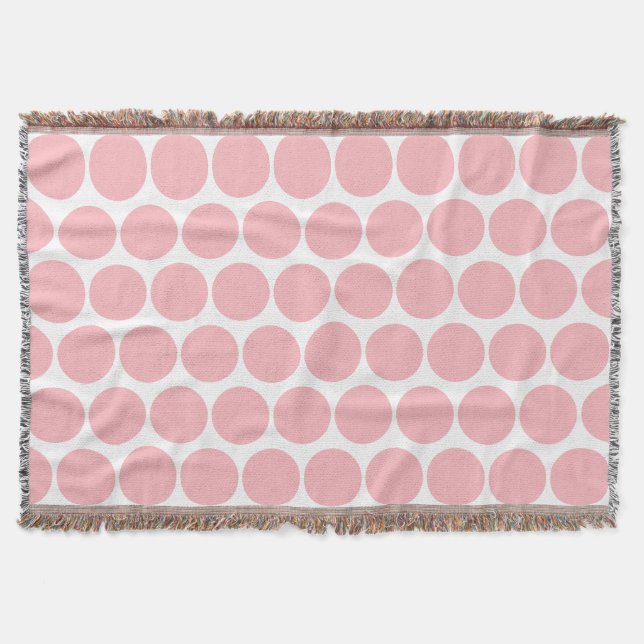 Spring Summer Colour Crystal Rose Throw Blanket (Front)