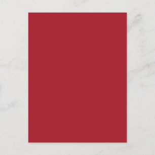 Spring Summer Colour Fiery Red Postcard
