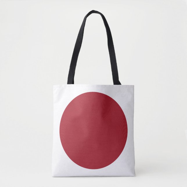 Spring Summer Colour Fiery Red Teddy Bear Tote Bag (Front)