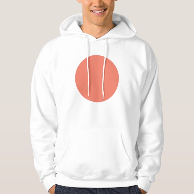 Spring Summer Colour Peach Pink Hoodie (Front)