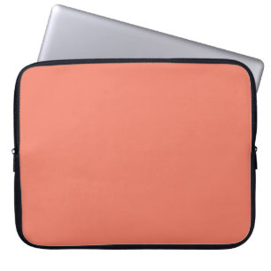 Spring Summer Colour Peach Pink Laptop Sleeve