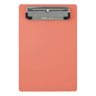 Spring Summer Colour Peach Pink Mini Clipboard