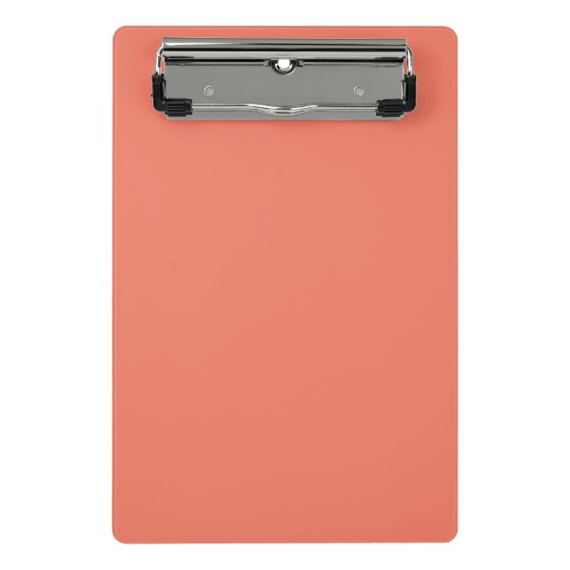 Spring Summer Colour Peach Pink Mini Clipboard (Front)