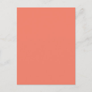 Spring Summer Colour Peach Pink Postcard
